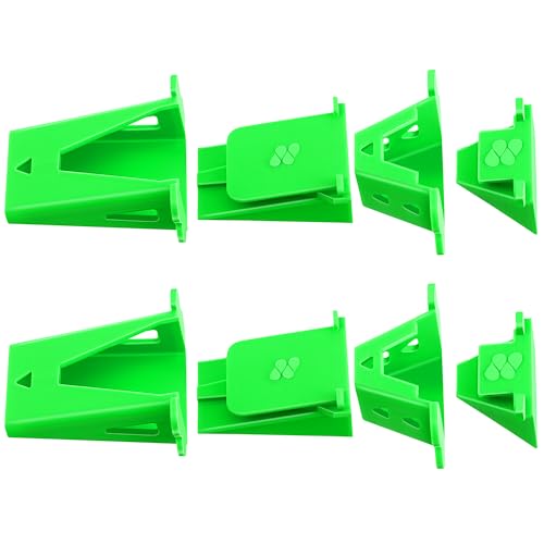 Ceoighe 2 Pack Jelly Roll Fabric Tube Maker Bias Tape Maker for Jelly Roll Rugs Sewing Tube Makers Suitable for Quilting DIY Making Rugs Easier 676226 Patented Design (Green)