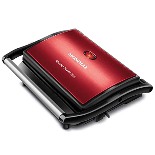 PRESS GRILL RED CERAMIC PG-01-RC 220V/60Hz,