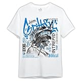 Dunkare Shirt to Match 4 Military Blue Shirt, Go to Heaven Military Blue 4s Graphic Tee for Men Women