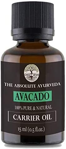 Sheer Veda Avocado Oil Cold Pressed 100% Pure, Natural for Skin and Hair. (15 ML)