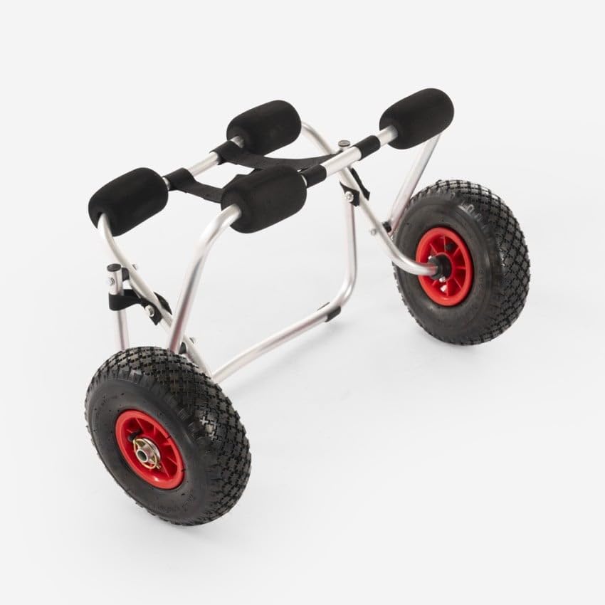 Produce Shop Carrello Trasporto Kayak Canoa Paddle SUP rimorchio Pieghevole Rider