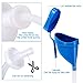 Takuyada Unisex Potty with Lid and Funnel, Portable Pee Bottle for Men and Women, 2000ml Large Capacity Male Female Reusable Urinals, Emergency Urine Collection for Hospital Home Camping Car Travel