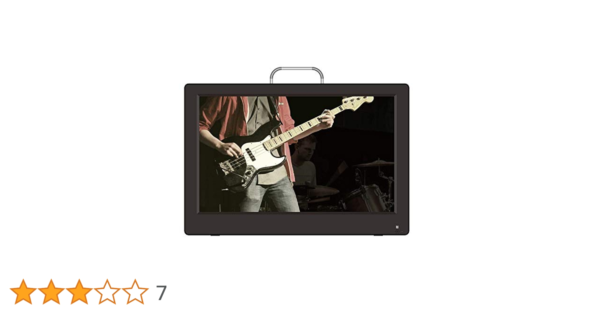 13.3インチポータブルテレビ TV-133-BK 中古/再生品】13.3v型 ポータブルテレビ バッテリー内蔵 TV-133
