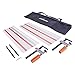 Price comparison product image Evolution Power Tools ST1400 Circular Saw Guide Rail/Track Fits Makita, Bosch, Festool, (Clamps and Carry Bag Included), 1400 mm