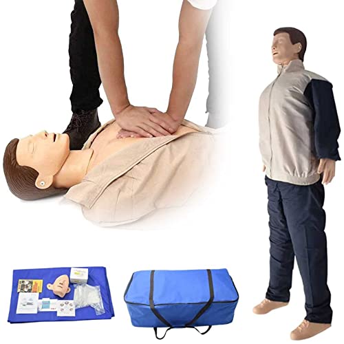 SHIXUE Trainingspuppe für Erste Hilfe Training, CPR Übungspuppe mit Medizinischem Zubehör & Tragetasche, HLW Puppe für Trainingszwecke