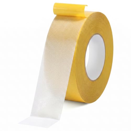 Image of Heavy-Duty Double Sided Tape, 1.37inch x 33FT Clear Tape with Residue-Free