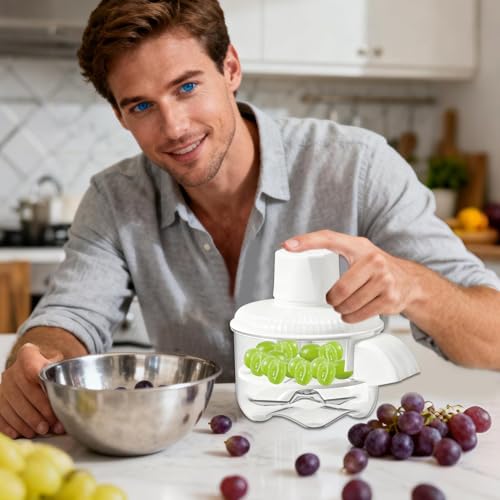 Automatic Garlic Skin Remover - Electric Vegetable Skin Remover, Fruit Peeling Tool, Garlic-Peeler Skins Removers Electric Machine | For Home Kitchen Salad Vegetable Potato Tomato-Skin - immagine 3