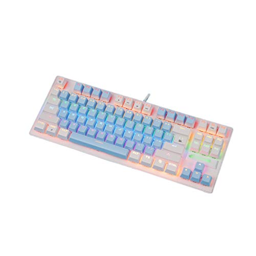 Teclado Mecánico Gaming Mini Compacto Cableado RGB