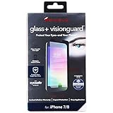 ZAGG InvisibleShield glass+ visionguard - Screen protector for cellular phone - glass - for Apple iPhone 7, 8