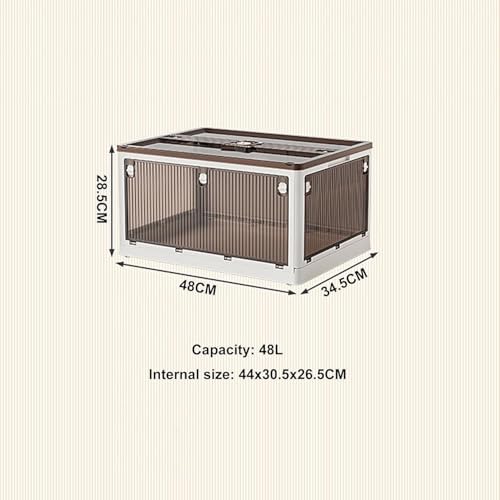 Boîtes de rangement en plastique transparent pour optimiser les placards de votre chambre