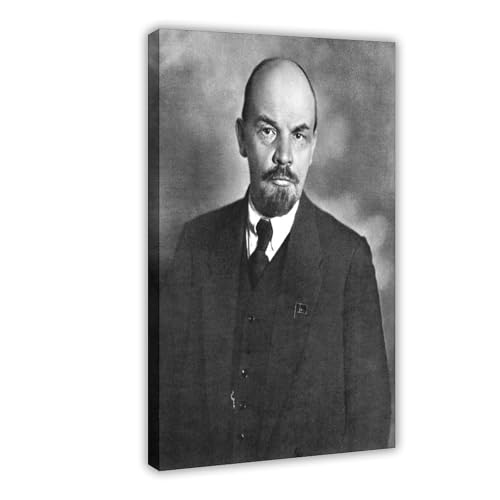 Póster de Vladimir Lenin para dormitorio, lienzo decorativo para pared, oficina, habitación, marco de regalo, 30 x 45 cm