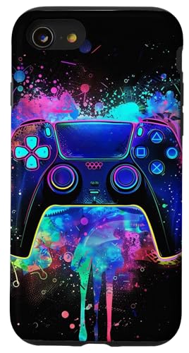 Video Game Controller Aesthetic Gamer Boys Gaming Case for iPhone SE (2020) / 7 / 8