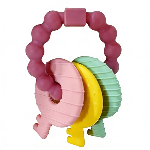 Baby Keys Toy, Teething Keys Toy for Toddlers 3-18 Months,Infants