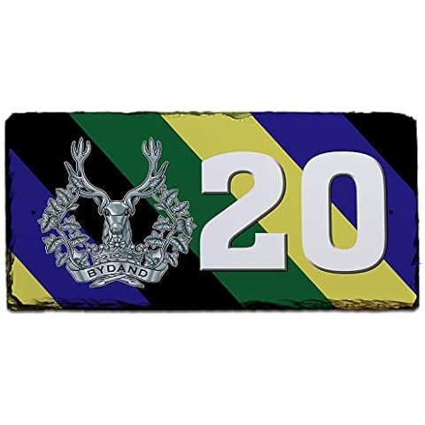 Custom Military Badge Slate Door Plaque Cover