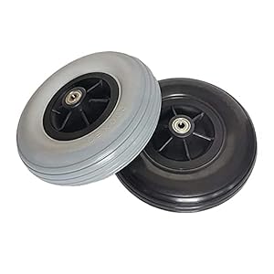 Wielvervanging voor rolstoelen Massief rubberen zwenkwiel voor achter Rolstoelwielmontage, voor rolstoelen, rollators…