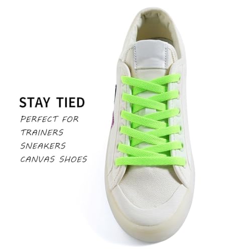 Image of VSUDO Flat Sneaker Shoe Lace, Flat Shoe String for Sneaker, Athletic Shoelace