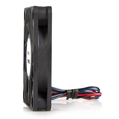Image of StarTech.com 60x10mm Replacement Ball Bearing Computer Case Fan w / TX3 Connector - 3 Pin, Black (Pack of 2)