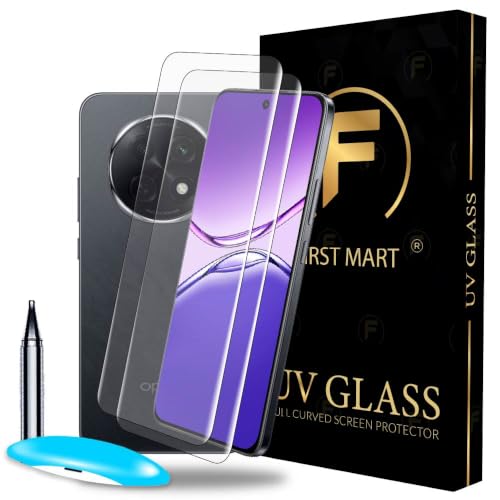 Image of FIRST MART Military-Grade Gorilla UV Tempered Glass for Oppo F29 Pro (6.7 Inch) With Installation Kit | Edge to Edge Coverage | Clear [2 Pack]