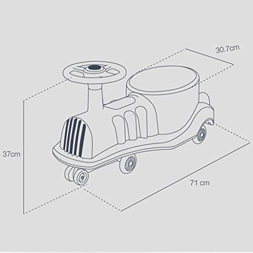 Ygqtbc Kids Toys Girl And Boy Swinging Swing Car, Children Scooter Car For Children Over 1 Year Old Pedal Go Kart | Pedal Car | Ride On Toys For Boys (Color : B) #TOP1