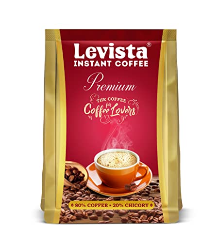 Image of Levista Premium Instant Coffee 100 Gm Pouch, Bag, Ground