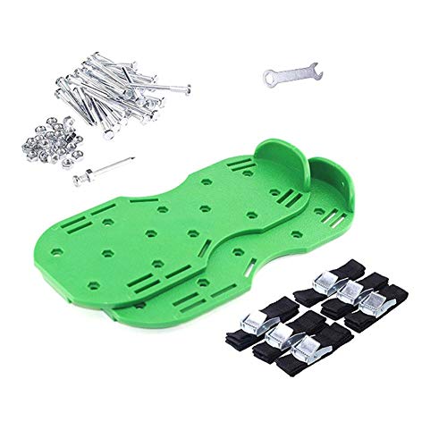 Haodou. Gardening Loose Soil Shoes Plastic Resin Craft Park Garden Gardening Loose Sandals Lawn Aerator Spike Shoes Garden Spikes Shoes