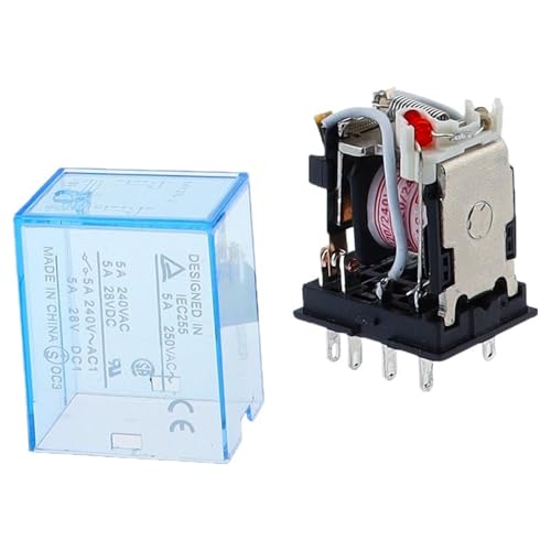 Relais MY2NJ DC24V AC220V composant automatisme industriel rail DIN - 5