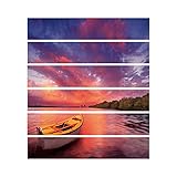 【Sofort schön für Ihr Zuhause】 Dieser Satz Treppenaufkleber / Wandaufkleber / Wandfliesen ist das perfekte dekorative Heimwerkerprojekt, um Ihr Zuhause stilvoll zu gestalten. Verpackt mit 6 PCs (18 x 100 cm)