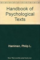Handbook of Psychological Terms 0822600358 Book Cover