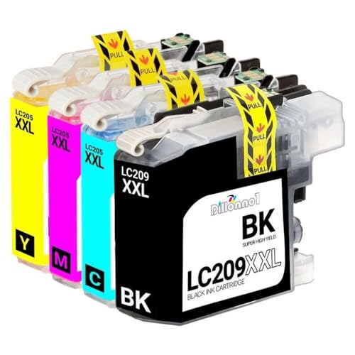 Cartuchos LC209 y LC205 XL evitan cortes de tinta en su impresora MFC J5520DW