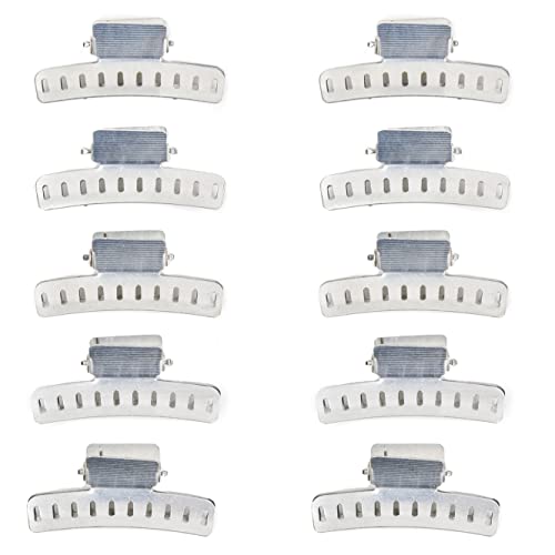 Aluminum Butterfly Wave Setting Clips - Set of 10 - 2" Marcel Wave Clips