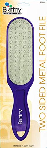 Brittny Foot File 2 Side Metal (Pack of 4)