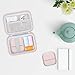 Supmay Hard Travel Case for T02 Mini Printer Sticker Printer, Wireless Mini Sticker Printer Machine Storage Holder Protection Case, Rose Gold