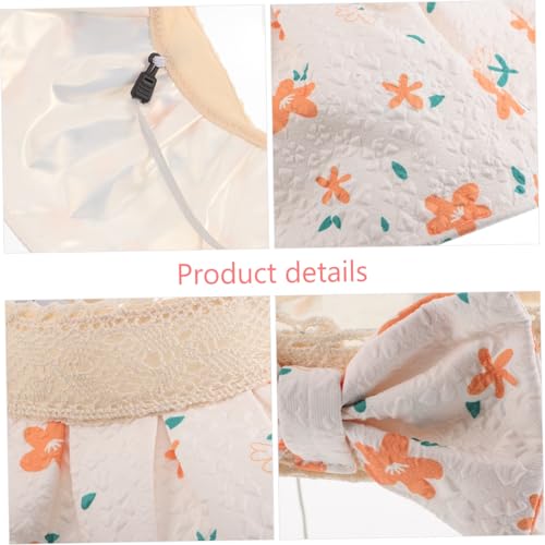 BESPORTBLE Summer Floral Sun Visor Hat Lightweight Breathable Wide Brim Cap for Outdoor Activities Secure Fit for Active Play Beach Hat Multi3