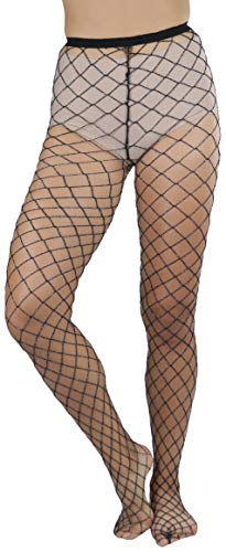 Image of ToBeInStyle Women's Large Mesh Fishnet Patterned Pantyhose Tights