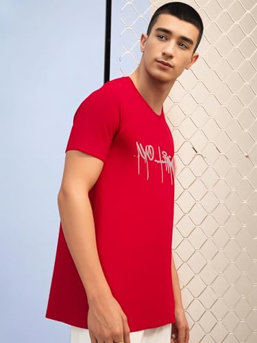 Image of Mack Jonney Oversized | Loose Fit | Half Sleeves 100% Cotton Round Neck Printed T-Shirt for Men-MACK208