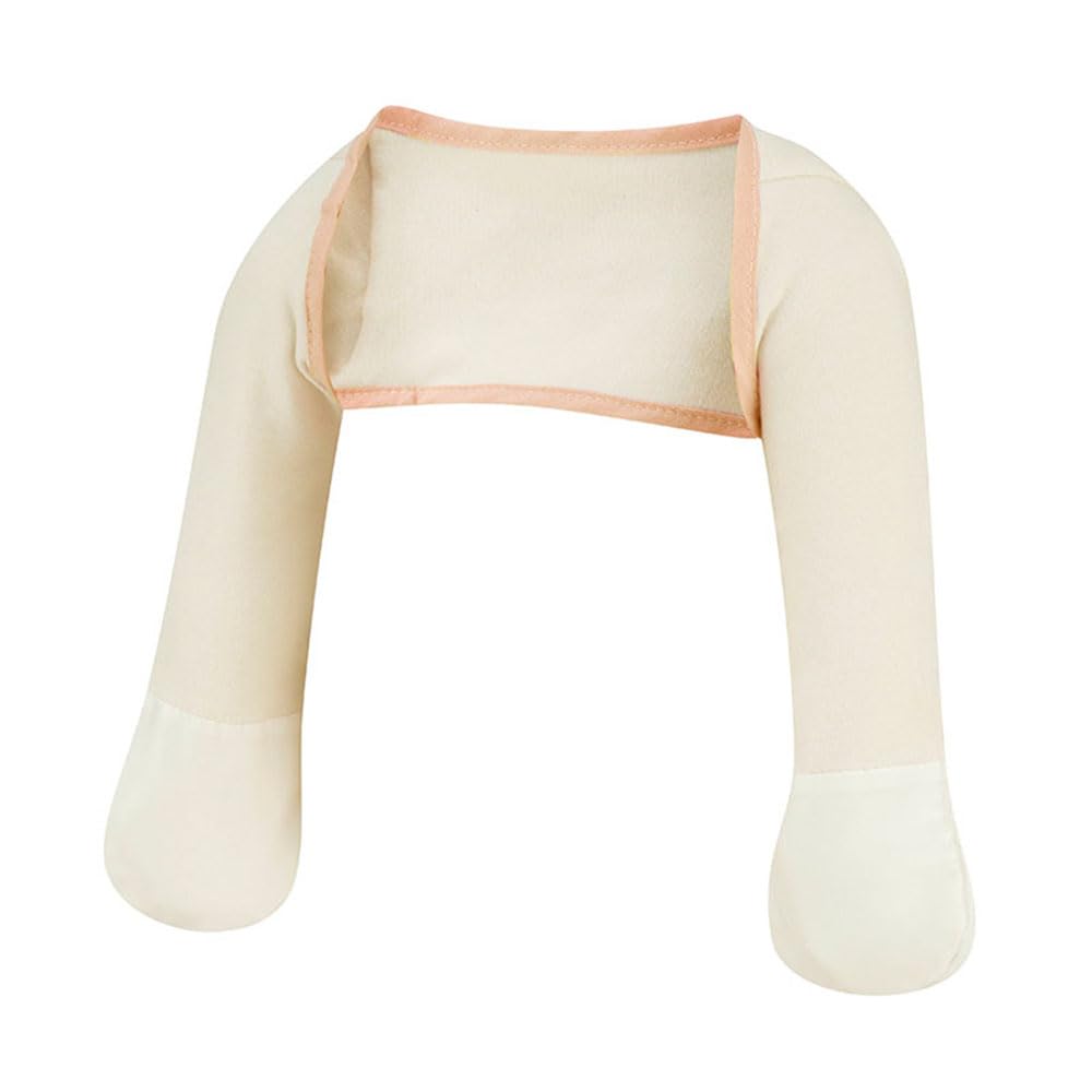 ScratchSleeves | Kratzhandschuhe mit Ärmeln für juckreizgeplagte Babys | Cremefarben/Cappuccino