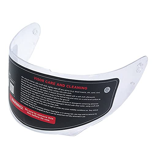 Ilm Clear Visor For Full Face Motorcycle Street Bike Helmet Dot (Visor, Clear) #TOP2