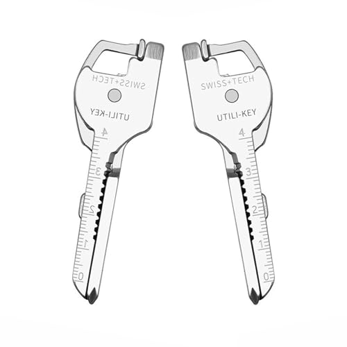 OHYER 2 Pièces Petit Couteau Pliant Multifonction Pour le Plein Air - Coupe-Papier, Utili-Key de Ceinture Outdoor Facile à Ranger