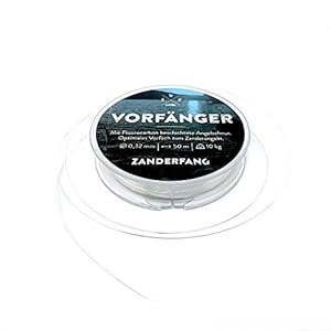 Zander voorvak fluorocarbon voorvanger | 0,32 mm | 50 m