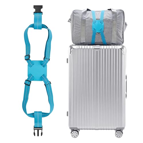 Travelkin Luggage Straps Bag Bungee for Suitcase Add a Bag TSA Approved