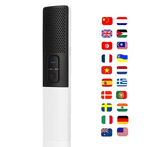 Preisvergleich Produktbild Tragbarer, intelligenter Sprachübersetzer Zweiwege-Echtzeitübersetzer 30 Sprachen, für das Lernen von Geschäftsreisen