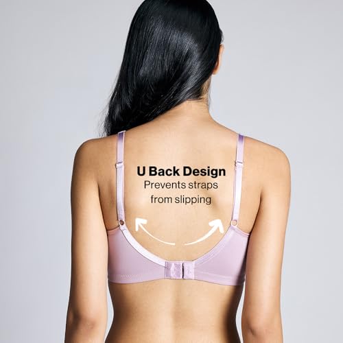 Image of NYKD NYB169 Cotton Non Padded Non Wired Encircled Shaping Bra Full Coverage Side Lift (Plus