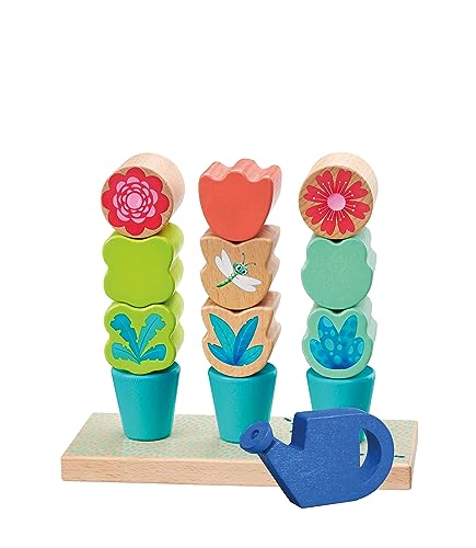 Jeu Plug-in Fleurs en Bois Selecta 62086 Tulips Garden 14 pièces - 6