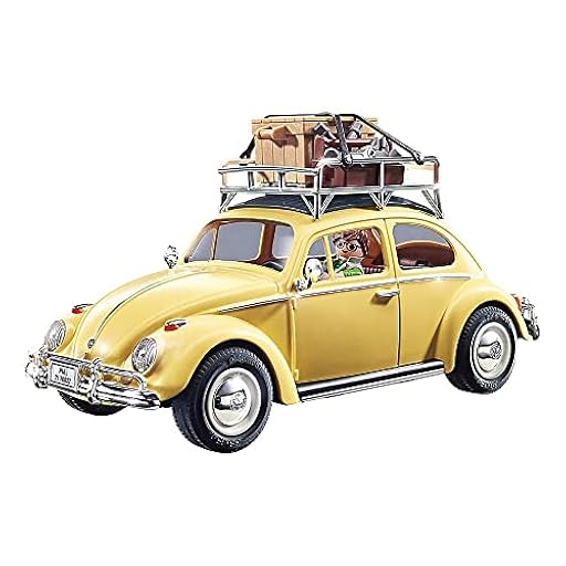 PLAYMOBIL 70827 Volkswagen Beetle como Coche Familiar Amarillo, edición Especial para Aficionados y coleccionistas, 5 99 años | Ya disponible en tu tienda friki favorita! En mundofriki.es!