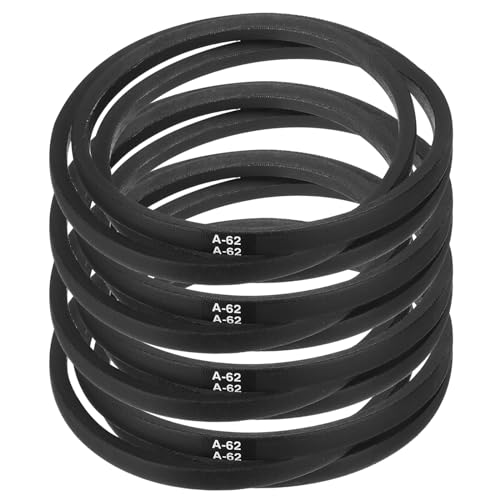Image of uxcell 4pcs A62 or 4L640 Classic Wrapped Rubber V-Belt, 62 inch(1575mm) Inside Circumference, A Profile V Belt