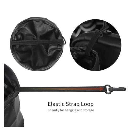 Basurero para coche impermeable y plegable con doble capa 6