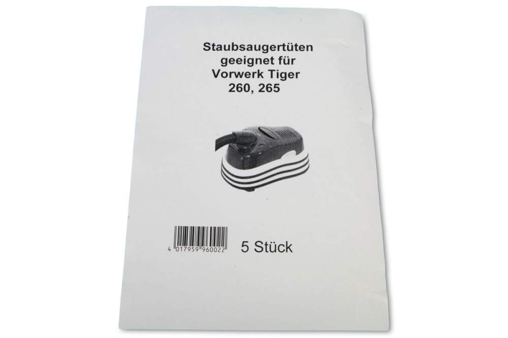 20 Sacchetti Aspirapolvere Microtessuto Per Vorwerk Kobold VT 260 265 270 300 - 5 Strati