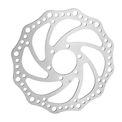 Steel Rotors, Stable Rustproof Easy To Install Inner Hole 37mm Bikes Disc Brake Rotor for Mountain Bikes (160mm)