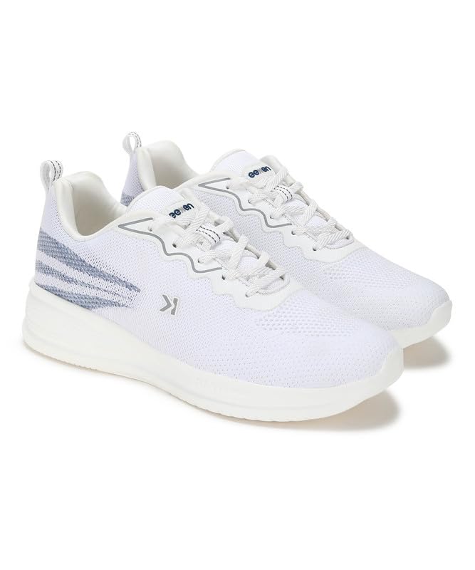 PARAGON KE1233G Sports Shoes for Men | Stylish Design, Comfortable Cushioned Insole, Stretchable Elastic, Breathable Upper Material, Easily Washable | Ideal for Everyday Use White (B0CJLR1GJM) Amazon Price History, Amazon Price Tracker