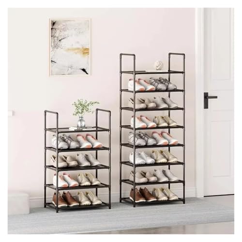 Meuble de rangement simple pour chaussures étagère compacte 4 niveaux gain de place - 5